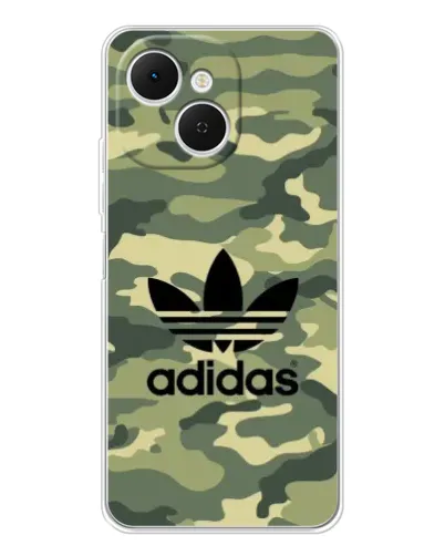 Чехол для TECNO Spark 40C с картинкой «Милитари стиль Adidas» Чехол для TECNO Spark 40C с картинкой «Милитари стиль Adidas»