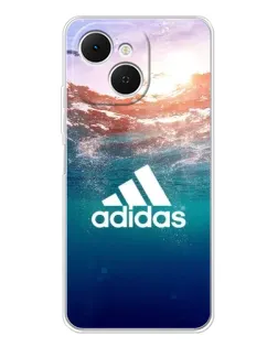 Чехол для TECNO Spark 40C с картинкой «Океанская глубина адидас» Чехол для TECNO Spark 40C с картинкой «Океанская глубина адидас»