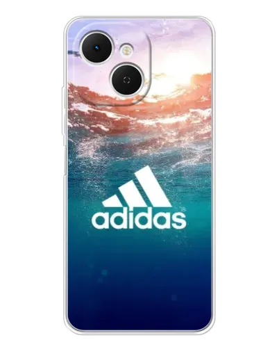 Чехол для TECNO Spark 40C с картинкой «Океанская глубина адидас» Чехол для TECNO Spark 40C с картинкой «Океанская глубина адидас»