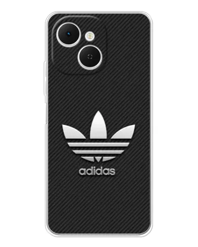Чехол для TECNO Spark 40C с картинкой «Adidas Карбоновая текстура» Чехол для TECNO Spark 40C с картинкой «Adidas Карбоновая текстура»