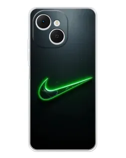 Чехол для TECNO Spark 40C с картинкой «Неоновый контур Nike» Чехол для TECNO Spark 40C с картинкой «Неоновый контур Nike»