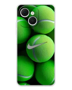 Чехол для TECNO Spark 40C с картинкой «Теннисные мячи Найк»
