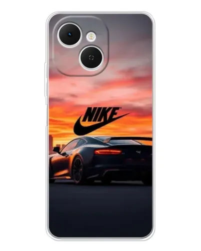 Чехол для TECNO Spark 40C с картинкой «Nike и суперкар»