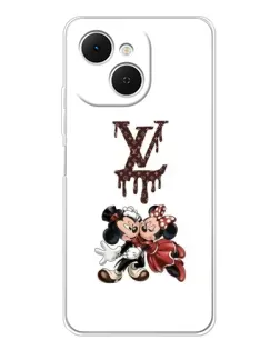 Чехол для TECNO Spark 40C с картинкой «LV и Микки Маус»