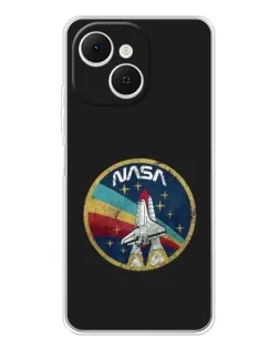 Чехол для TECNO Spark 40C с картинкой «NASA — эмблема миссии» Чехол для TECNO Spark 40C с картинкой «NASA — эмблема миссии»