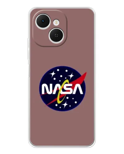 Чехол для TECNO Spark 40C с картинкой «NASA — ретро космос» Чехол для TECNO Spark 40C с картинкой «NASA — ретро космос»