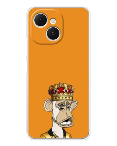 Чехол для TECNO Spark 40C с картинкой «Золотая обезьяна Bored Ape» Чехол для TECNO Spark 40C с картинкой «Золотая обезьяна Bored Ape»