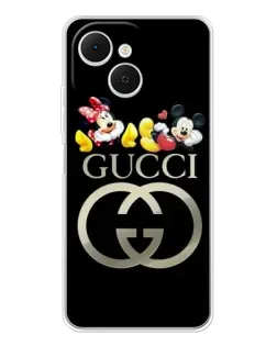 Чехол для TECNO Spark 40C с картинкой «Gucci — герои Disney»