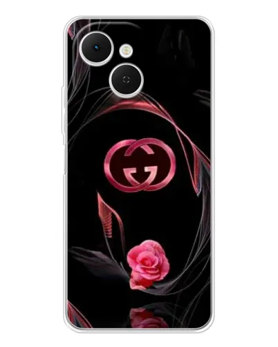 Чехол для TECNO Spark 40C с картинкой «Gucci — неоновая роза» Чехол для TECNO Spark 40C с картинкой «Gucci — неоновая роза»