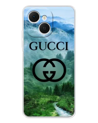 Чехол для TECNO Spark 40C с картинкой «Gucci — горный пейзаж» Чехол для TECNO Spark 40C с картинкой «Gucci — горный пейзаж»