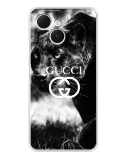 Чехол для TECNO Spark 40C с картинкой «Gucci — дикая природа»