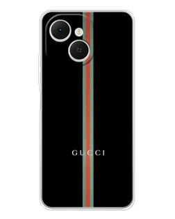 Чехол для TECNO Spark 40C с картинкой «Gucci — строгая линия»