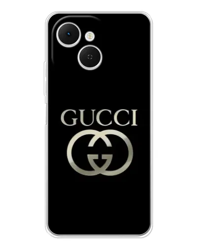 Чехол для TECNO Spark 40C с картинкой «Gucci — золото на черном» Чехол для TECNO Spark 40C с картинкой «Gucci — золото на черном»