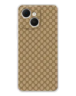 Чехол для TECNO Spark 40C с картинкой «Gucci — классический беж»