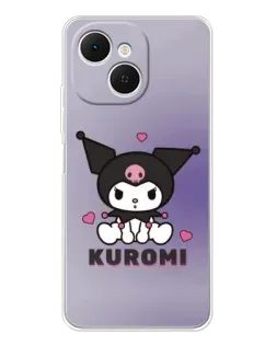Чехол для TECNO Spark 40C с картинкой «Kuromi — фиолетовый арт» Чехол для TECNO Spark 40C с картинкой «Kuromi — фиолетовый арт»