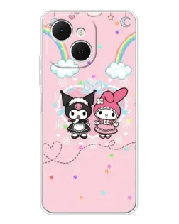Чехол для TECNO Spark 40C с картинкой «My Melody и Kuromi» Чехол для TECNO Spark 40C с картинкой «My Melody и Kuromi»