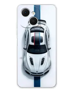 Чехол для TECNO Spark 40C с картинкой «Вид сверху — BMW M» Чехол для TECNO Spark 40C с картинкой «Вид сверху — BMW M»