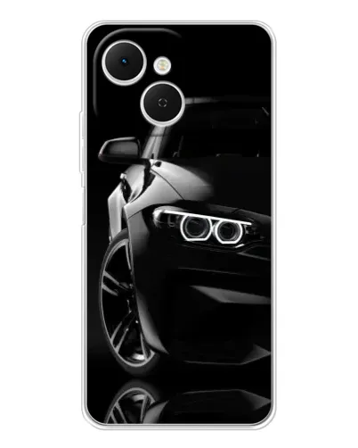 Чехол для TECNO Spark 40C с картинкой «Черная BMW — профиль» Чехол для TECNO Spark 40C с картинкой «Черная BMW — профиль»