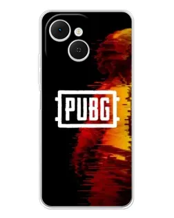 Чохол для TECNO Spark 40C з картинкою «Яскравий логотип PUBG»