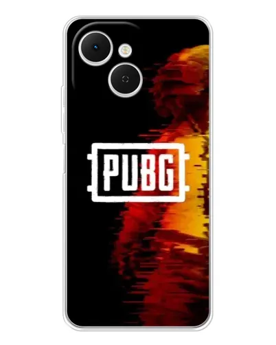 Чохол для TECNO Spark 40C з картинкою «Яскравий логотип PUBG»