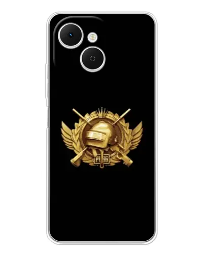 Чохол для TECNO Spark 40C з картинкою «PUBG — помаранчевий градієнт»