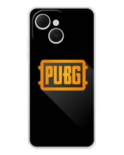 Чохол для TECNO Spark 40C з картинкою «PUBG — рамка лого»