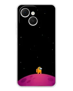 Чехол для TECNO Spark 40C с картинкой «Одинокий герой на планете» Чехол для TECNO Spark 40C с картинкой «Одинокий герой на планете»