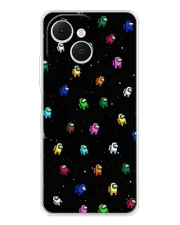 Чехол для TECNO Spark 40C с картинкой «Экипаж Among Us» Чехол для TECNO Spark 40C с картинкой «Экипаж Among Us»