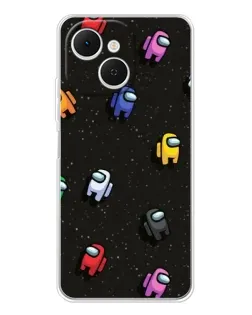 Чехол для TECNO Spark 40C с картинкой «Космический паттерн Among Us» Чехол для TECNO Spark 40C с картинкой «Космический паттерн Among Us»