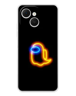 Чехол для TECNO Spark 40C с картинкой «Among Us неоновое сияние» Чехол для TECNO Spark 40C с картинкой «Among Us неоновое сияние»