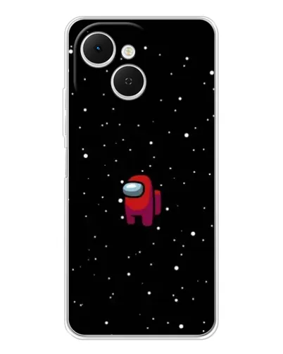 Чехол для TECNO Spark 40C с картинкой «Красный Among Us» Чехол для TECNO Spark 40C с картинкой «Красный Among Us»