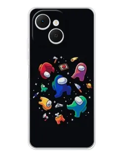 Чехол для TECNO Spark 40C с картинкой «Among Us космос» Чехол для TECNO Spark 40C с картинкой «Among Us космос»