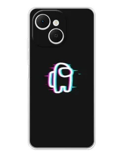 Чехол для TECNO Spark 40C с картинкой «Among Us неон» Чехол для TECNO Spark 40C с картинкой «Among Us неон»