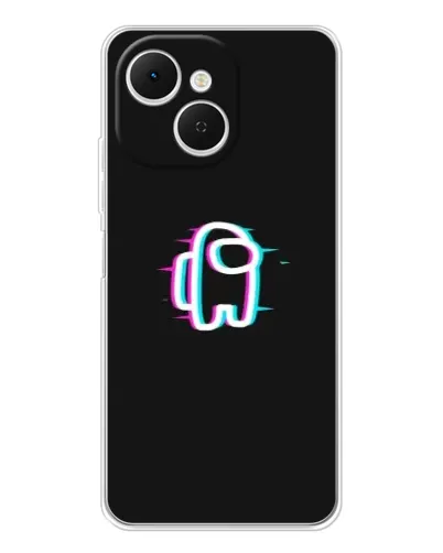 Чехол для TECNO Spark 40C с картинкой «Among Us неон» Чехол для TECNO Spark 40C с картинкой «Among Us неон»