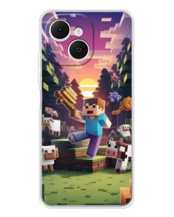 Чохол для TECNO Spark 40C з картинкою «Стів на фермі»