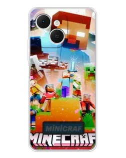Чохол для TECNO Spark 40C з картинкою «Minecraft герої гри» Чохол для TECNO Spark 40C з картинкою «Minecraft герої гри»