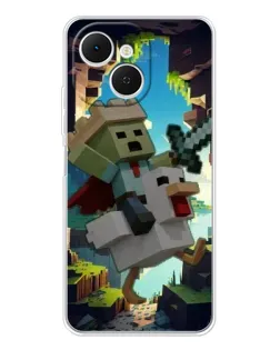 Чохол для TECNO Spark 40C з картинкою «Стів та гусь» Чохол для TECNO Spark 40C з картинкою «Стів та гусь»