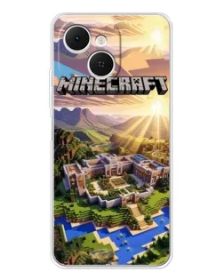 Чохол для TECNO Spark 40C з картинкою «Minecraft панорама»