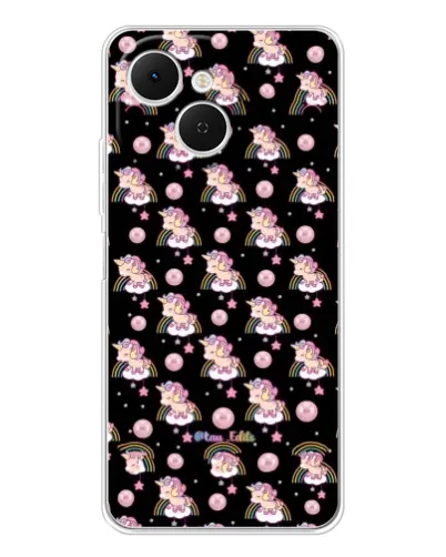 Чохол для TECNO Spark 40C з картинкою «Magic Unicorn паттерн»