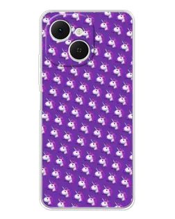Чохол для TECNO Spark 40C з картинкою «Єдинороги на фіолетовому» Чохол для TECNO Spark 40C з картинкою «Єдинороги на фіолетовому»
