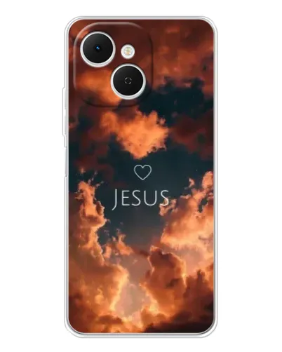 Чехол для TECNO Spark 40C с картинкой «Сияние Имени Jesus»