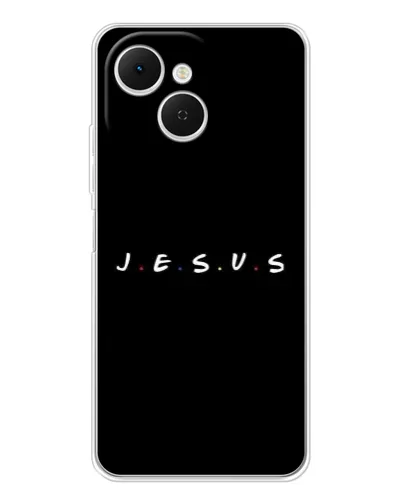 Чехол для TECNO Spark 40C с картинкой «Точки веры J.E.S.U.S.»