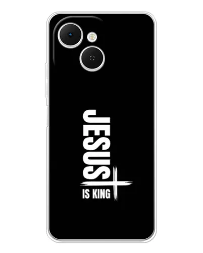 Чехол для TECNO Spark 40C с картинкой «Вертикаль веры Jesus»