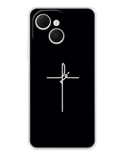 Чехол для TECNO Spark 40C с картинкой «Тонкий крест»