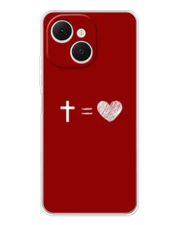 Чехол для TECNO Spark 40C с картинкой «Уравнение любви»