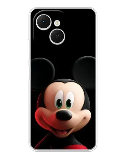 Чехол для TECNO Spark 40C с картинкой «Улыбающийся Микки Маус»