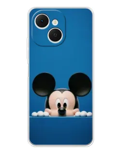 Чехол для TECNO Spark 40C с картинкой «Микки выглядывает» Чехол для TECNO Spark 40C с картинкой «Микки выглядывает»