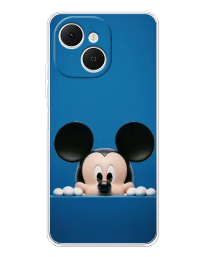Чехол для TECNO Spark 40C с картинкой «Микки выглядывает»