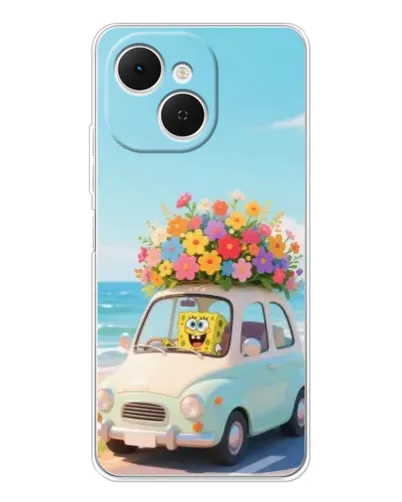 Чехол для TECNO Spark 40C с картинкой «Автомобильное путешествие»