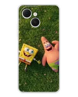Чехол для TECNO Spark 40C с картинкой «Друзья на лужайке» Чехол для TECNO Spark 40C с картинкой «Друзья на лужайке»